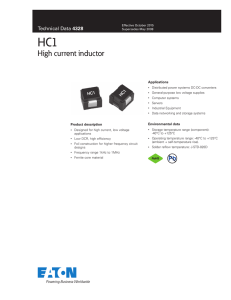 HC1 High current inductor 4328