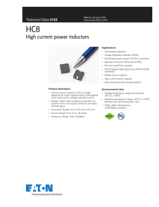 HC8 High current power inductors 4120