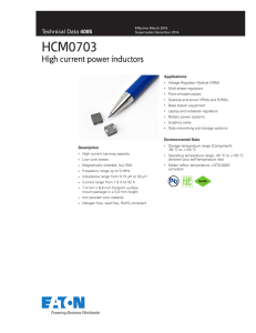 HCM0703 High current power inductors