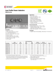 HF Pb Low-Profile Power Inductors FREE