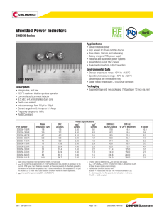 HF Pb Shielded Power Inductors FREE