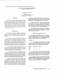 Rene  Reboh  and  Tore  Risch Syntelligence, Inc.