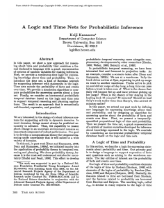 A  Logic  and  Time  Nets ... Keiji  Kanazawa* 1910 Abstract