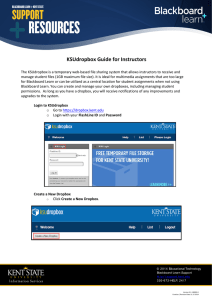 KSUdropbox Guide for Instructors