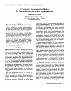 A  Constraint  Deco osition  Method uration  Pro Toshikazu Tanimoto