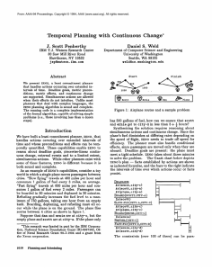 Temporal  Planning  with  Continuous  Change*