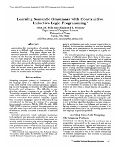 Learning  Semantic  Grammars  with  Constructive Abstract