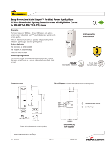 Surge Protection Made Simple™ for Wind Power Applications