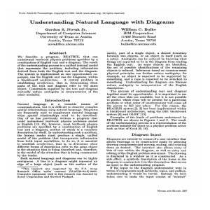 Understanding Natural  Language  with  Diagrams