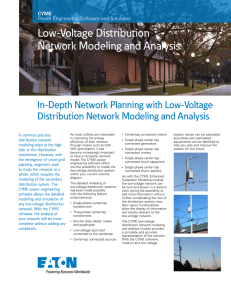 Low-Voltage Distribution Network Modeling and Analysis In-Depth Network Planning with Low-Voltage
