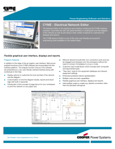CYME - Electrical Network Editor Power Engineering Software and Solutions