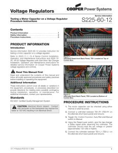 S225-60-12 Voltage regulators