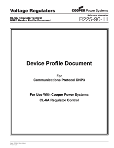 R225-90-11 Device Profile Document Voltage Regulators For