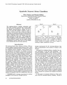 Symbolic  Nearest  Mean  Classifiers