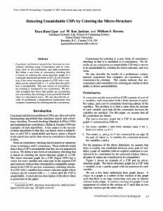 Detecting Unsatisfiable  CSPs by  Coloring  the Micro-Structure