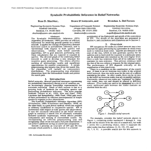 Symbolic  Probabilistic  Inference  in Belief  Networks