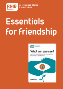 Essentials for friendship