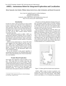 ARIEL: Autonomous Robot for Integrated Exploration and Localization