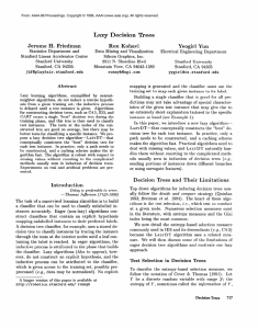 Lazy  Decision  Trees Jerome  H.  Friedman