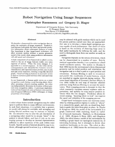 Robot  Navigation  Using  Image  Sequences and Gregory