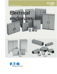 Electrical enclosures Electrical Enclosures ENC-15