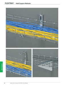 FLEXTRAY - Wall Support Methods ™