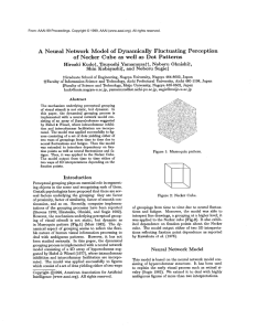 A  Neural Network  Model  of  Dynamically Fluctuating Perception