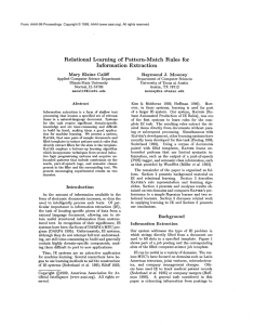 Relational Learning of  Pattern-Match Rules