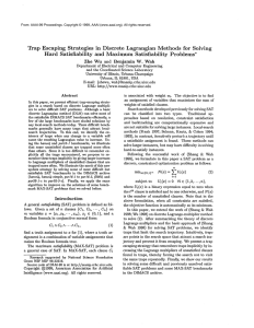 Trap  Escaping  Strategies in  Discrete Lagrangian