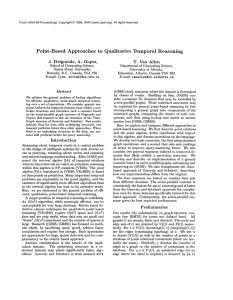 Point-Based Approaches to  Qualitative Temporal