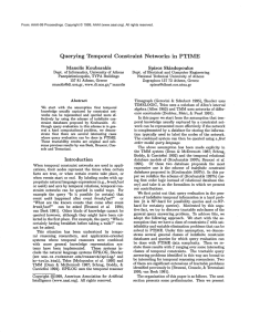 Querying  Temporal  Constraint Networks  in  PTIME