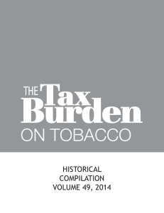Burden Tax ON TOBACCO THE