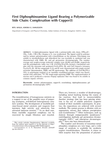 First Diphosphinoamine Ligand Bearing a Polymerizable Side Chain: Complexation with Copper(I)