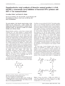 +)-Sch Enantioselective total synthesis of bioactive natural product (