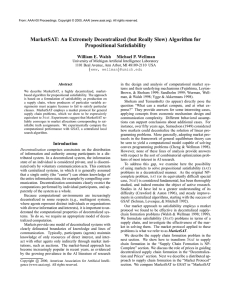 MarketSAT: An Extremely Decentralized (but Really Slow) Algorithm for Propositional Satisfiability