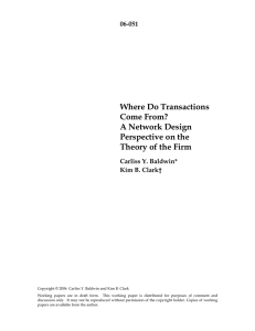 Where Do Transactions Come From? A Network Design Perspective on the