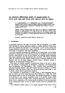 An  electron  diffraction  study  of ... Ti-37  at%  Mn  and  Ti-24 ...