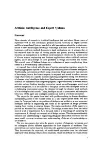 Artificial  Intelligence  and  Expert  Systems Foreword