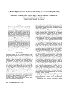 Effective Approaches for Partial Satisfaction (Over-Subscription) Planning