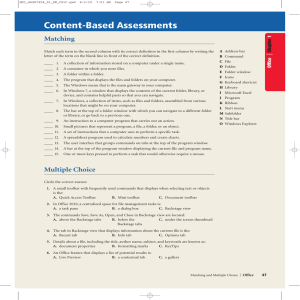 Content-Based Assessments Matching | 1