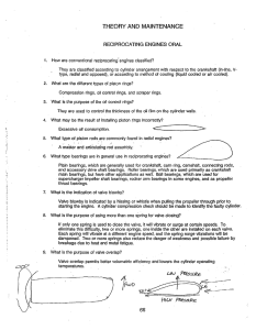 THEORY AND  MAINTENANCE RECIPROCATING  ENGINES ORAL