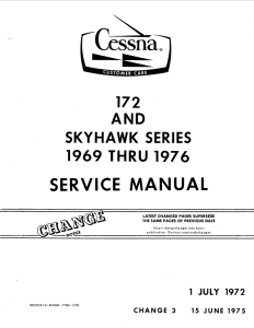 MANUAL SERVICE 172 AND