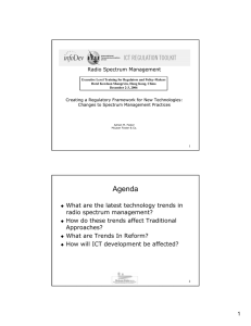 Radio Spectrum Management