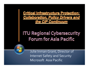 Julie Inman Grant, Director of  Internet Safety and Security Microsoft  Asia Pacific