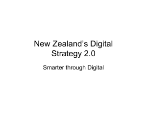 New Zealand’s Digital Strategy 2.0 Smarter through Digital
