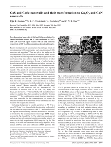 GaS and GaSe nanowalls and their transformation to Ga O and GaN nanowalls