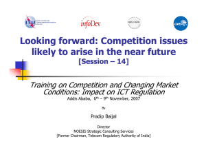 Looking forward: Competition issues likely to arise in the near future