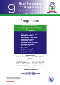 Programme Hands‐on or Hands‐off?   Stimulating growth through effective 
