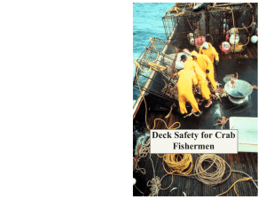 Deck Safety for Crab Fishermen