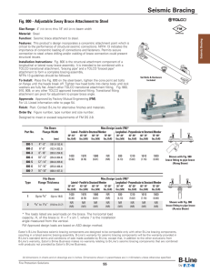 Fig. 800 - Adjustable Sway Brace Attachment to Steel